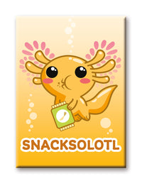 Thumbnail for Axolotl - Snacksolotl Flat Magnet (2.5