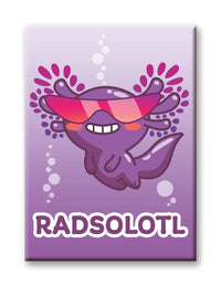 Thumbnail for Axolotl - Radsolotl Flat Magnet (2.5