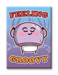Thumbnail for Mushrooms - Feeling Groovy Flat Magnet (2.5