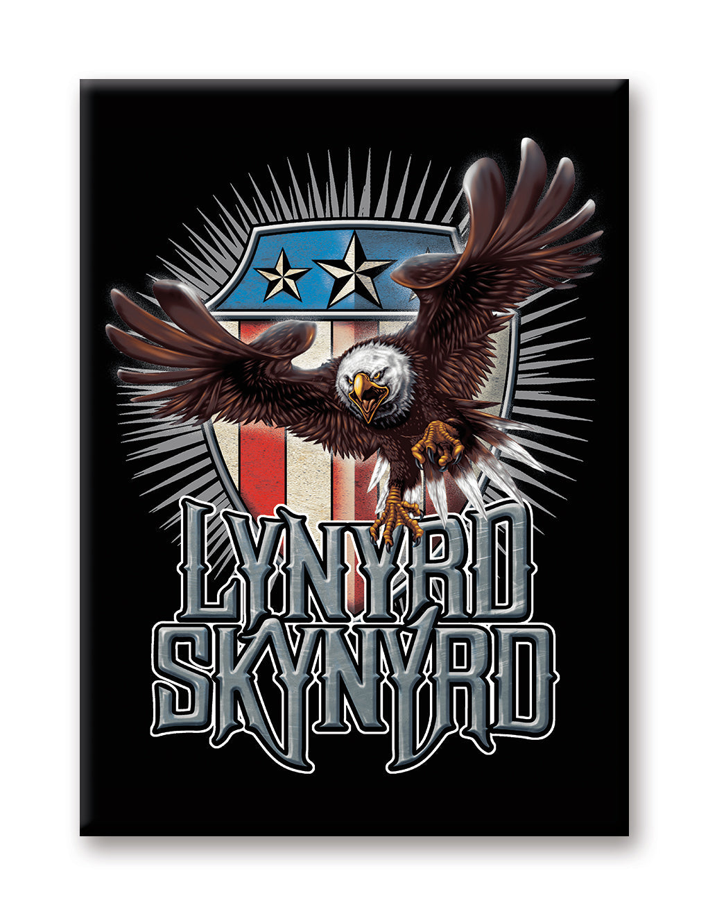 Lynyrd Skynyrd - Eagle Flat Magnet (2.5" x 3.5") – 6 PC PPK