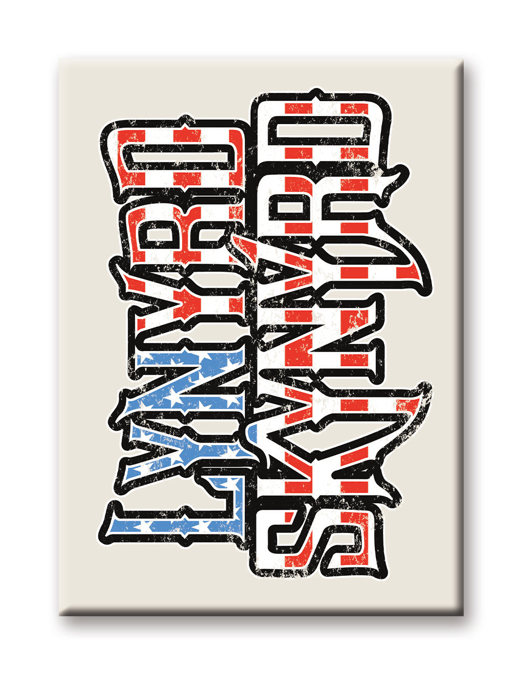 Lynyrd Skynyrd - Flag Flat Magnet (2.5" x 3.5") – 6 PC PPK