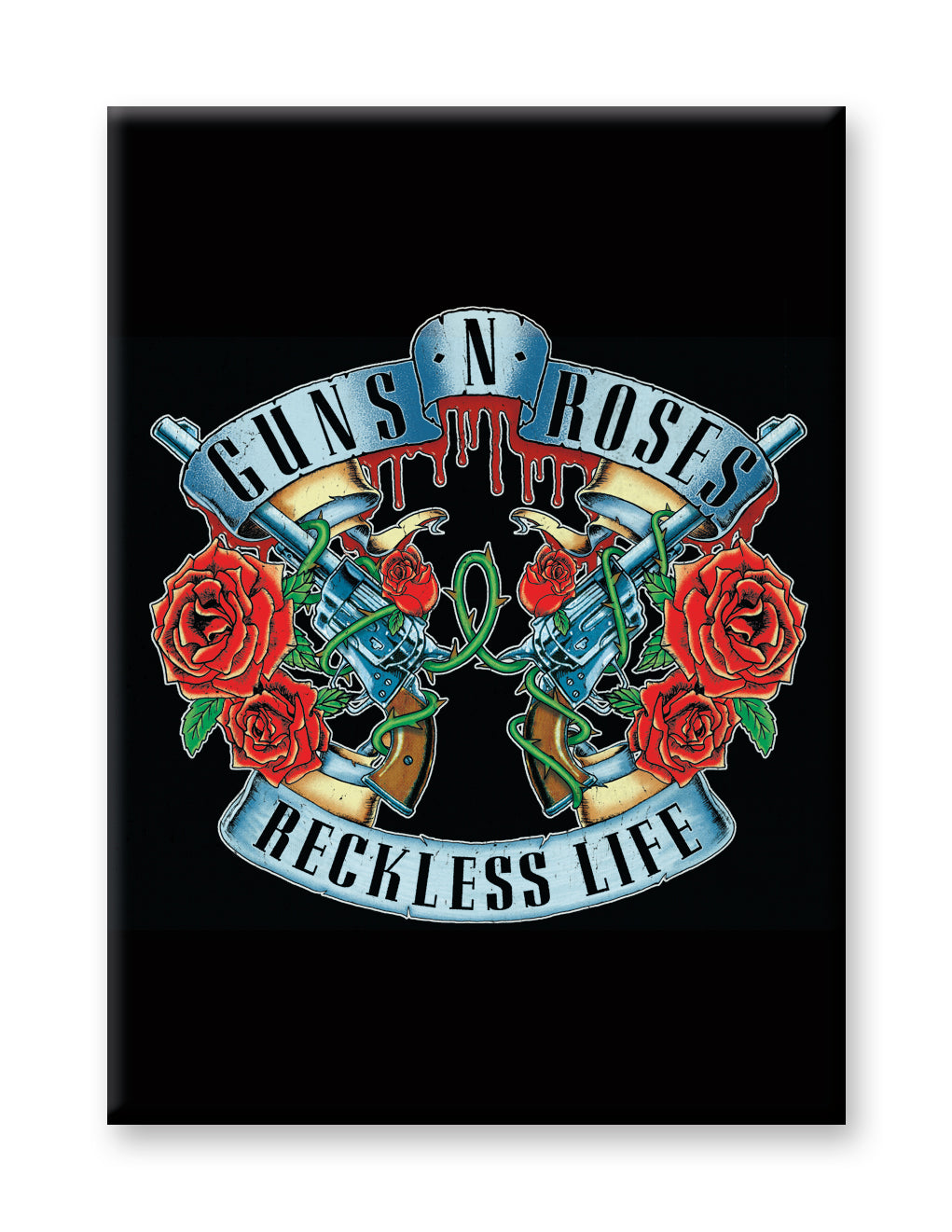 Guns N' Roses - Reckless Life Flat Magnet (2.5" x 3.5") – 6 PC PPK