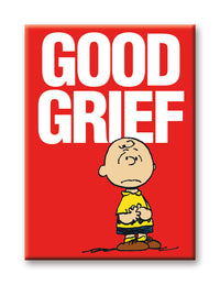 Thumbnail for Peanuts Good Grief Flat Magnet (2.5