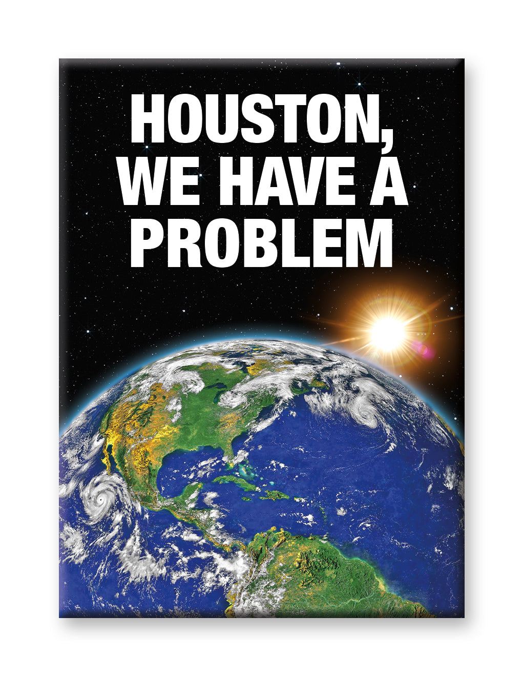 NASA - Houston Flat Magnet (2.5" x 3.5") – 6 PC PPK