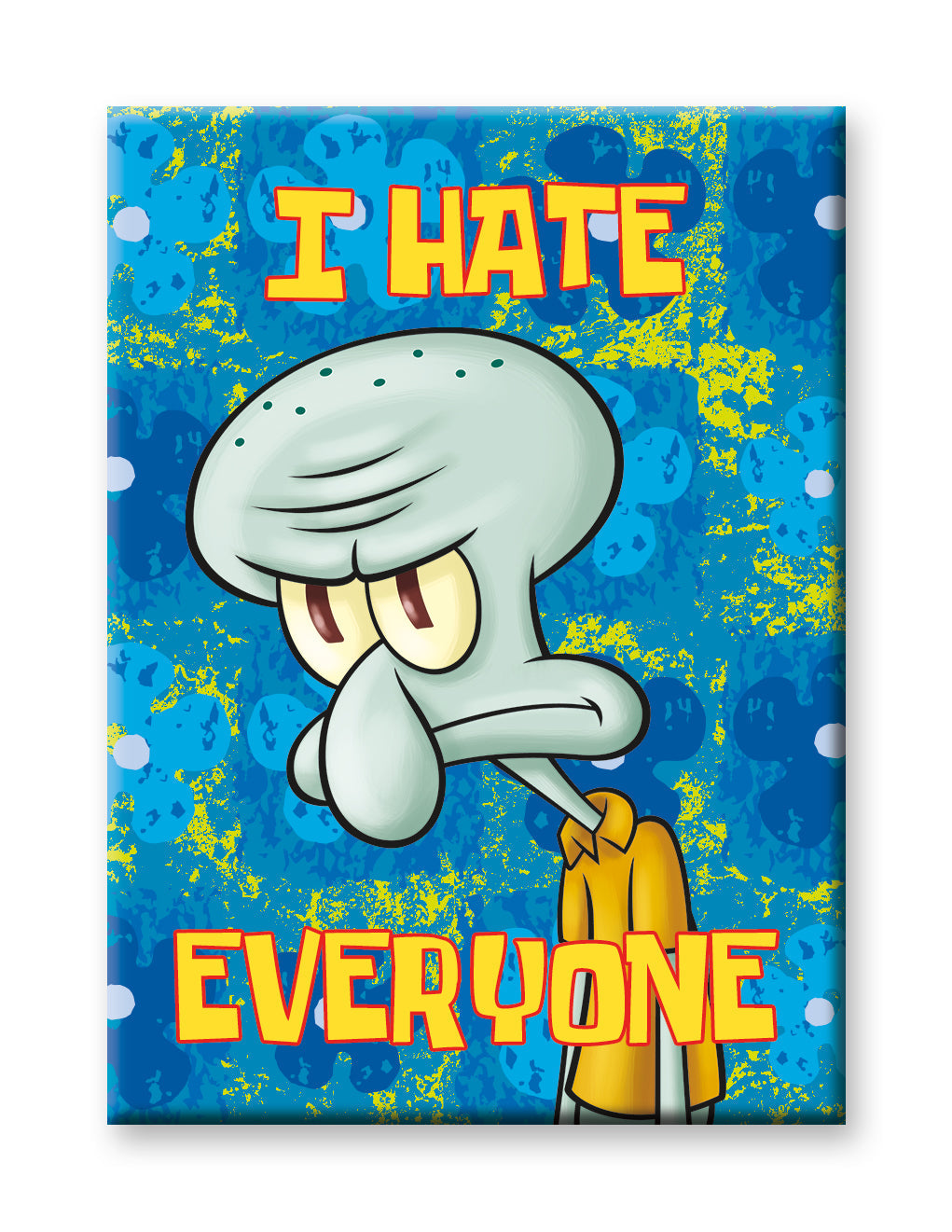 SpongeBob SquarePants - I Hate Everyone Flat Magnet (2.5" x 3.5") – 6 PC PPK