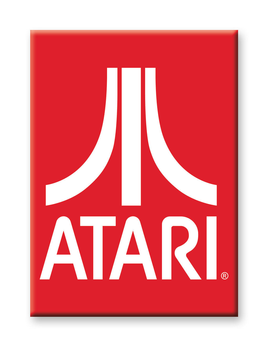 Atari - White Flat Magnet (2.5" x 3.5") – 6 PC PPK