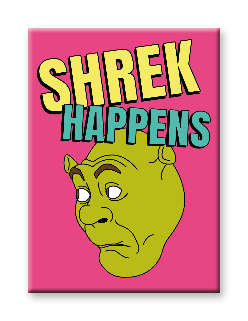 Shrek - Shrek Happens Flat Magnet (2.5" x 3.5") – 6 PC PPK