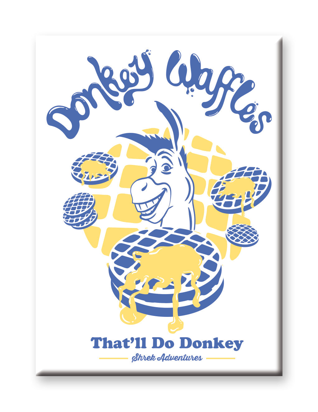 Shrek - Donkey Waffles Flat Magnet (2.5" x 3.5") – 6 PC PPK