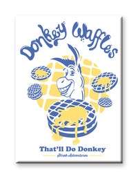 Thumbnail for Shrek - Donkey Waffles Flat Magnet (2.5