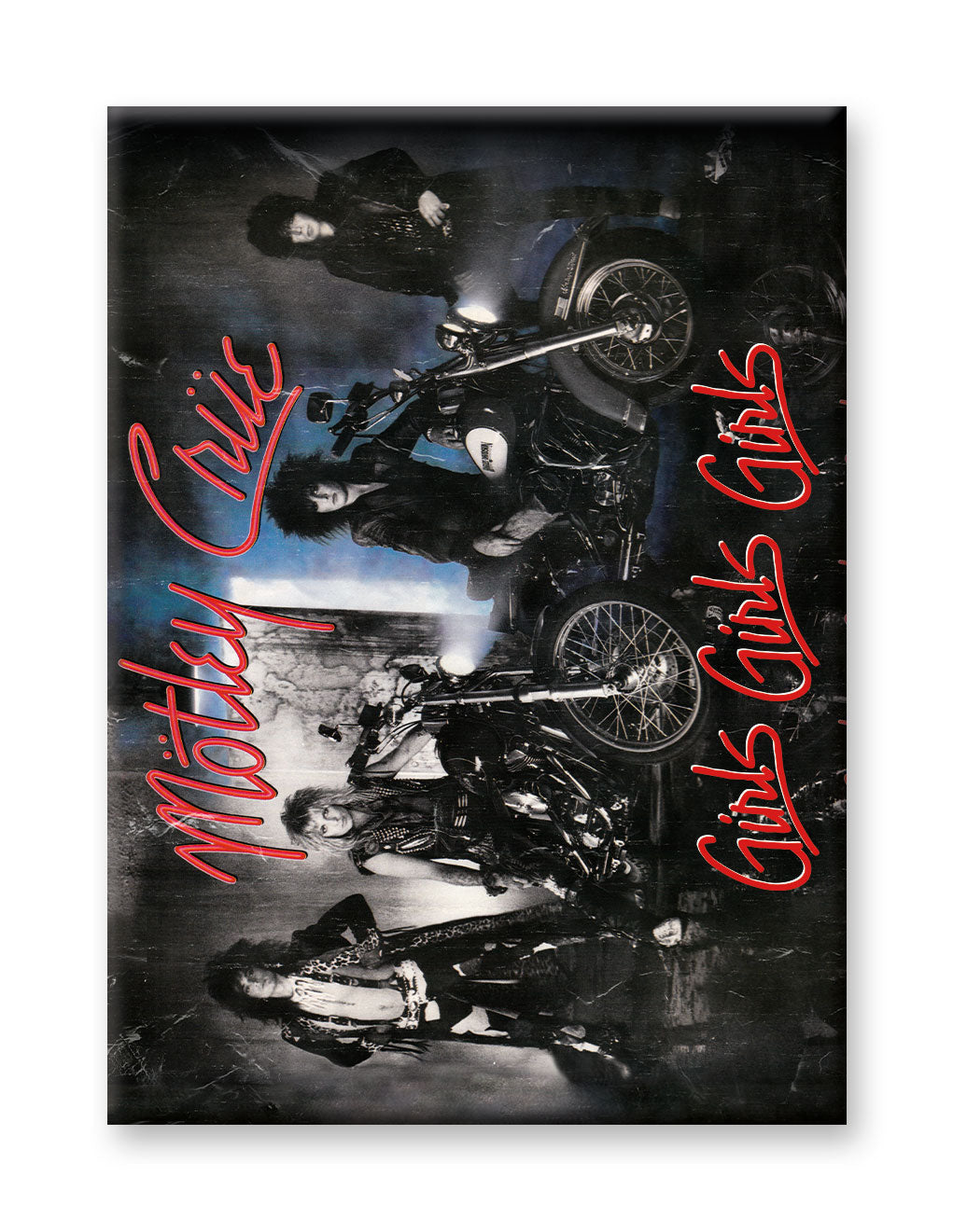 Motley Crue - Girls Girls Girls Flat Magnet (2.5" x 3.5") – 6 PC PPK