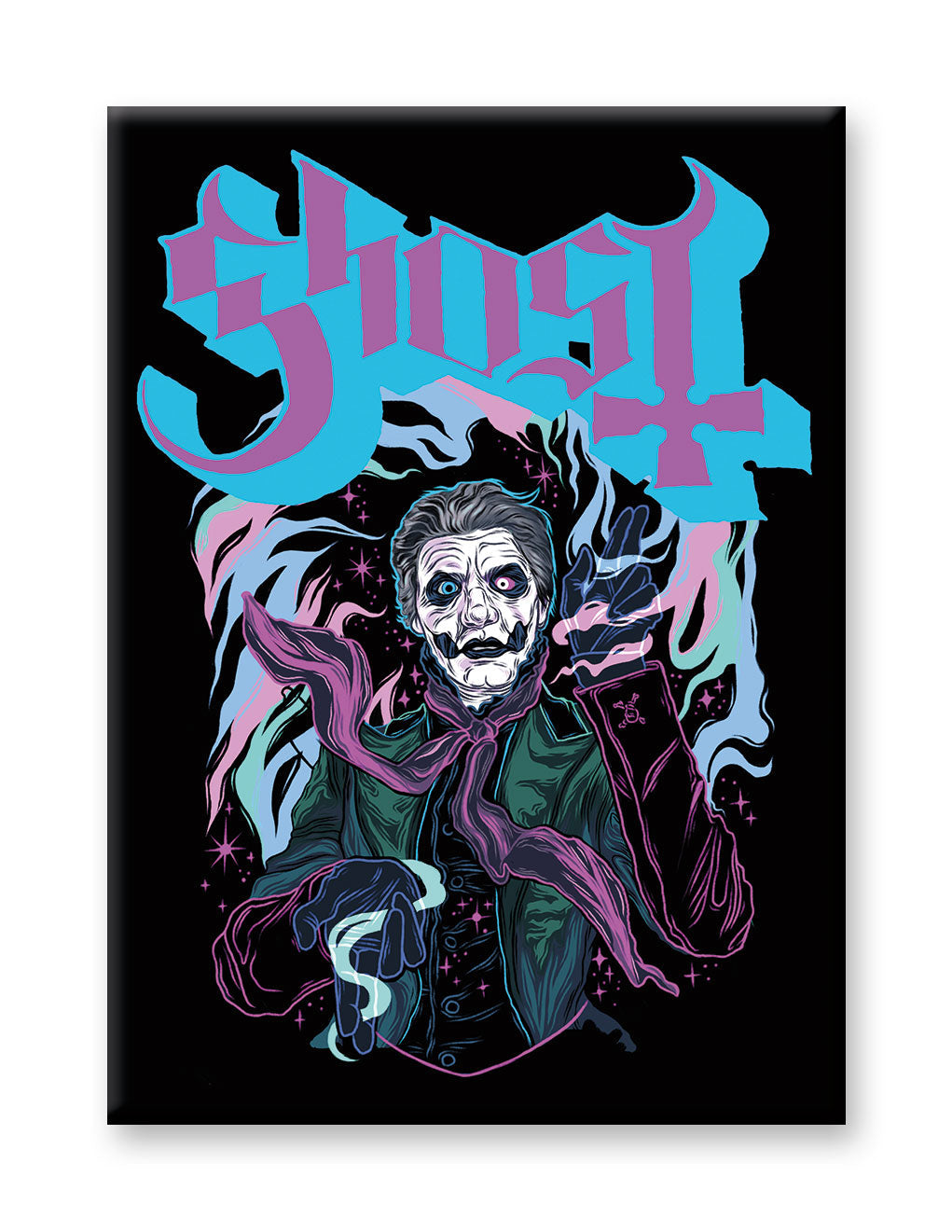 Ghost - Magic Flat Magnet (2.5" x 3.5") – 6 PC PPK