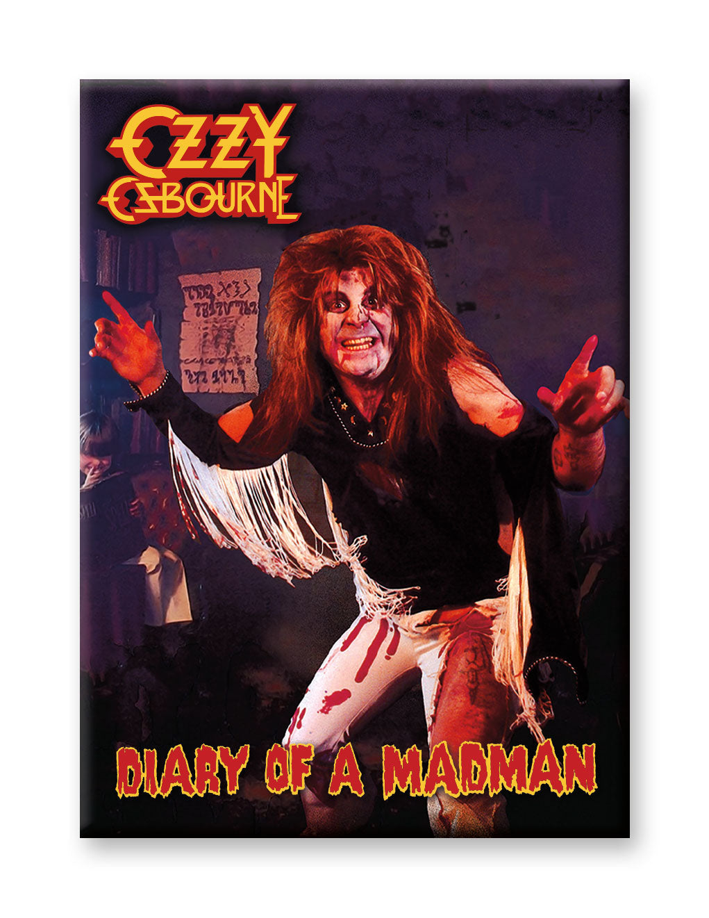 Ozzy Osbourne - Diary of a Madman Flat Magnet (2.5" x 3.5") – 6 PC PPK