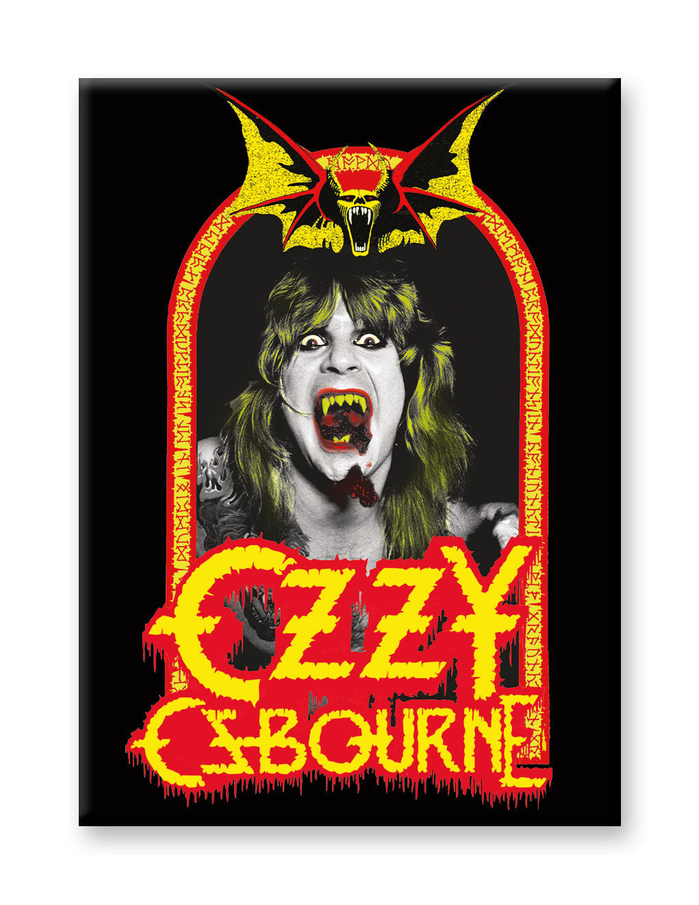Ozzy Osbourne - Speak of the Devil Flat Magnet (2.5" x 3.5") – 6 PC PPK