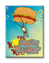 Thumbnail for SpongeBob SquarePants - Plankton Chum Bucket Flat Magnet (2.5