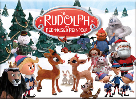 Rudolph - Cast Flat Magnet (2.5" x 3.5") – 6 PC PPK