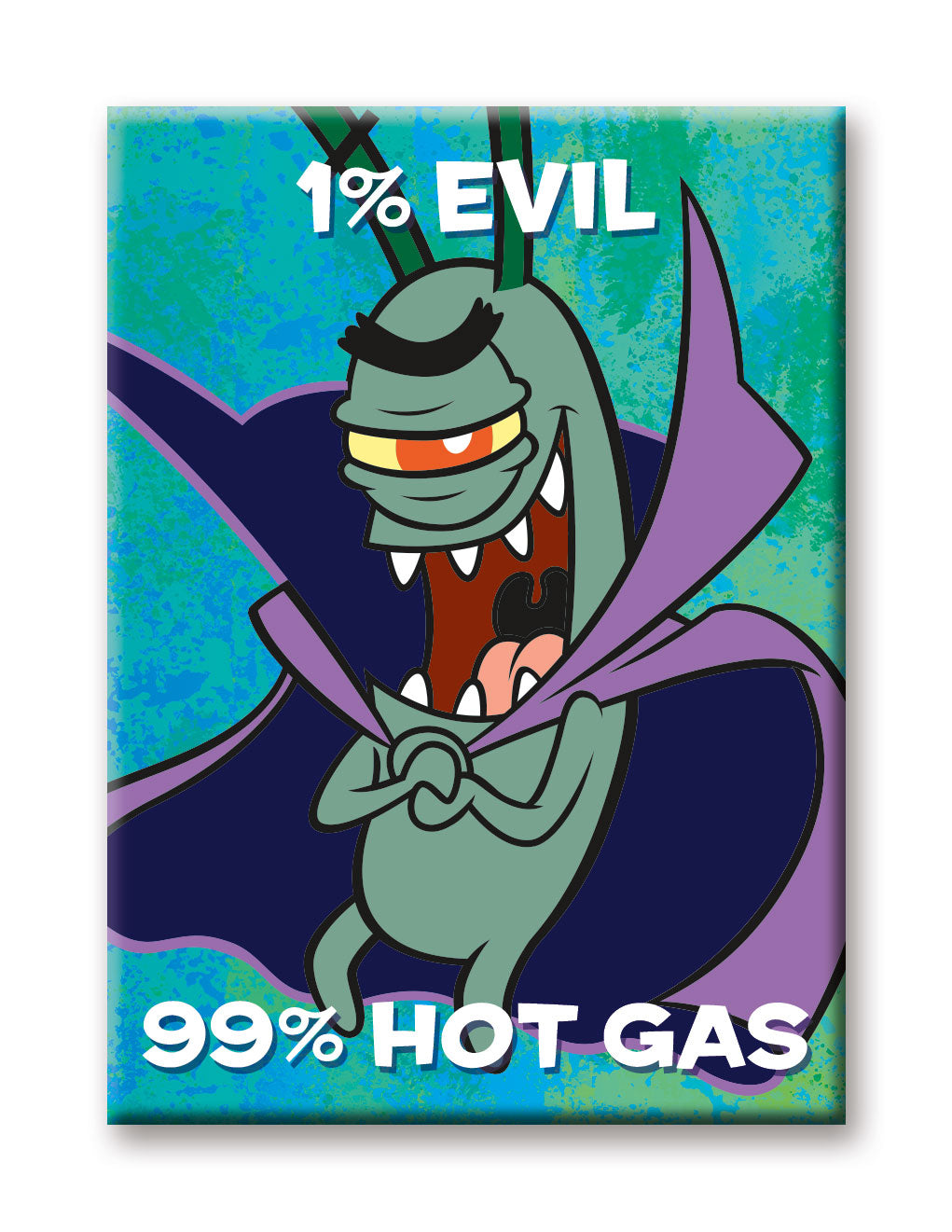 SpongeBob SquarePants - Plankton Hot Gas Flat Magnet (2.5" x 3.5") – 6 PC PPK
