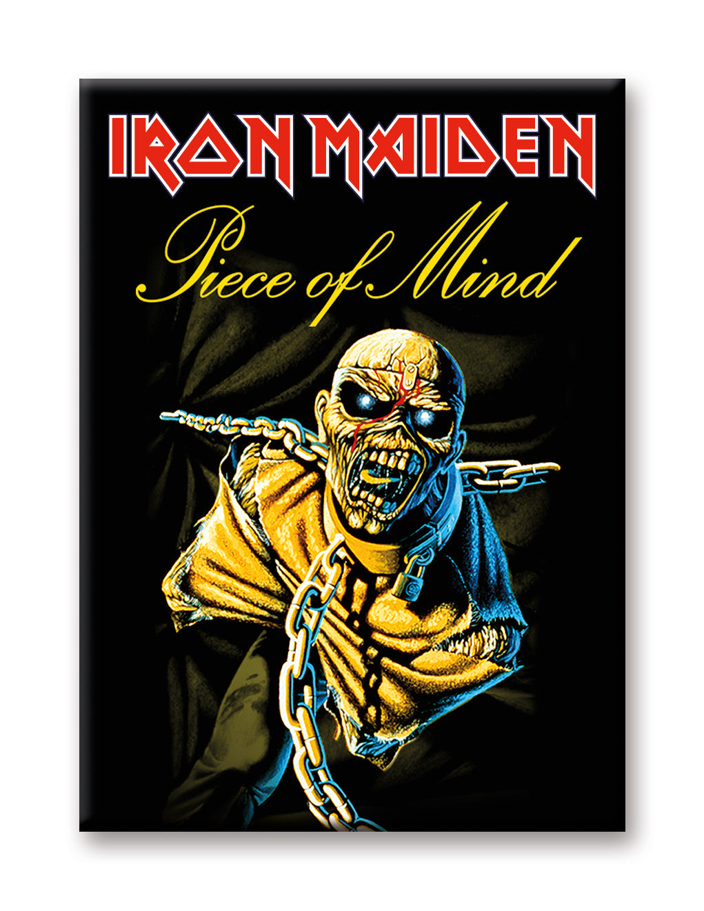 Iron Maiden Piece of Mind Flat Magnet (2.5" x 3.5") – 6 PC PPK