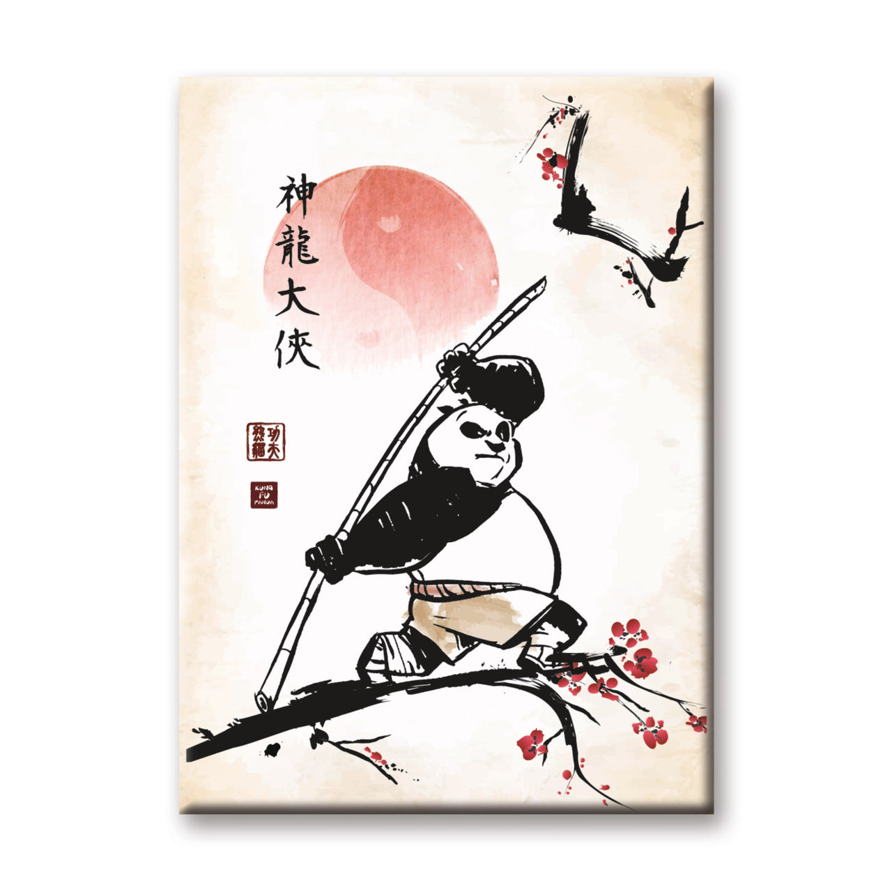 Kung Fu Panda - Scroll Flat Magnet (2.5" x 3.5") – 6 PC PPK ($2.05 each)