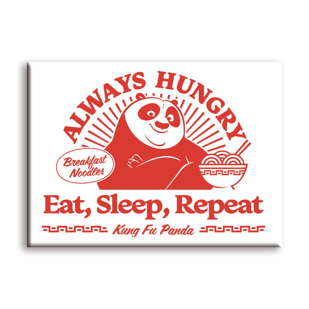 Kung Fu Panda - Always Hungry Flat Magnet (2.5" x 3.5") – 6 PC PPK ($2.05 each)