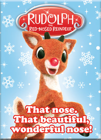 Rudolph - Nose Flat Magnet (2.5" x 3.5") – 6 PC PPK