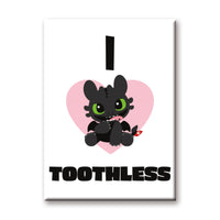 Thumbnail for How to Train Your Dragon - I love Toothless Flat Magnet (2.5