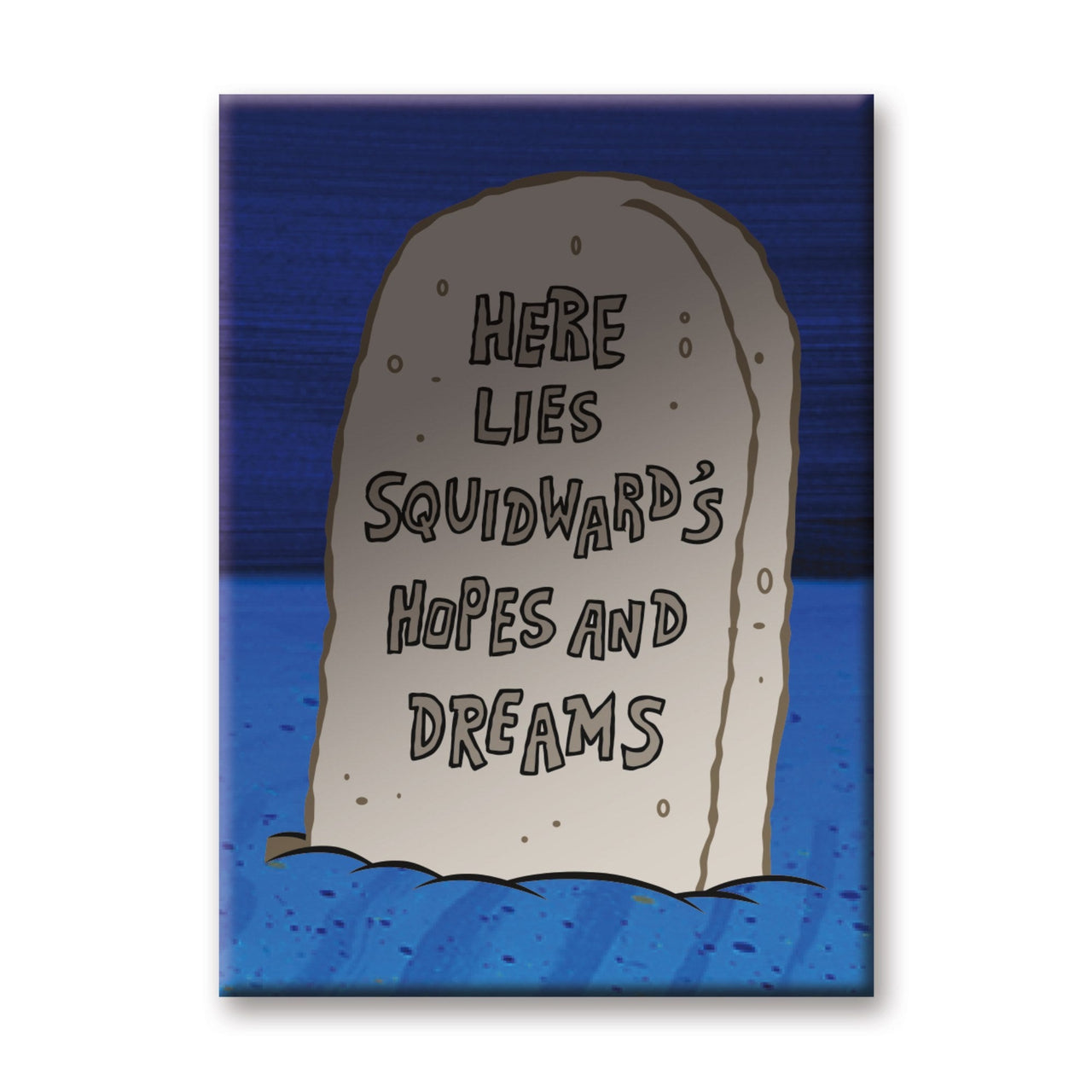 SpongeBob SquarePants - Here Lies Flat Magnet (2.5" x 3.5") – 6 PC PPK ($2.05 each)
