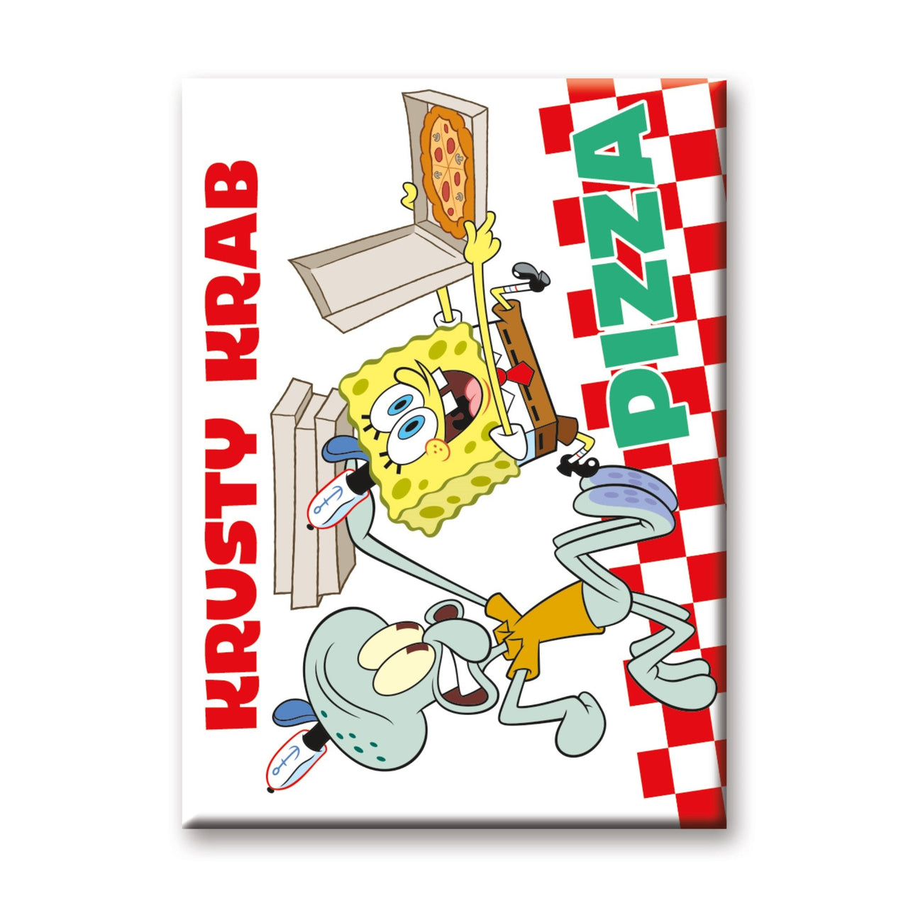SpongeBob SquarePants - Squidward Krusty Krab Pizza Flat Magnet (2.5" x 3.5") – 6 PC PPK ($2.05 each)