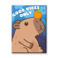 Thumbnail for Capybara - Good Vibes Only Flat Magnet (2.5