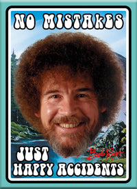 Thumbnail for Bob Ross - Happy Accidents Picture Flat Magnet (2.5