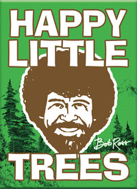 Thumbnail for Bob Ross - Happy Little Trees Flat Magnet (2.5