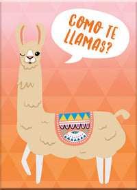 Thumbnail for Llama - Como Te Llamas Flat Magnet (2.5