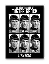 Thumbnail for Star Trek - Emotions of Spock Flat Magnet (2.5