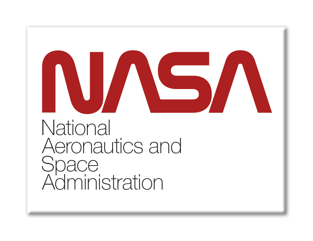 NASA - Old Logo Flat Magnet (2.5" x 3.5") – 6 PC PPK