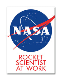 Thumbnail for NASA - Rocket Scientist Flat Magnet (2.5