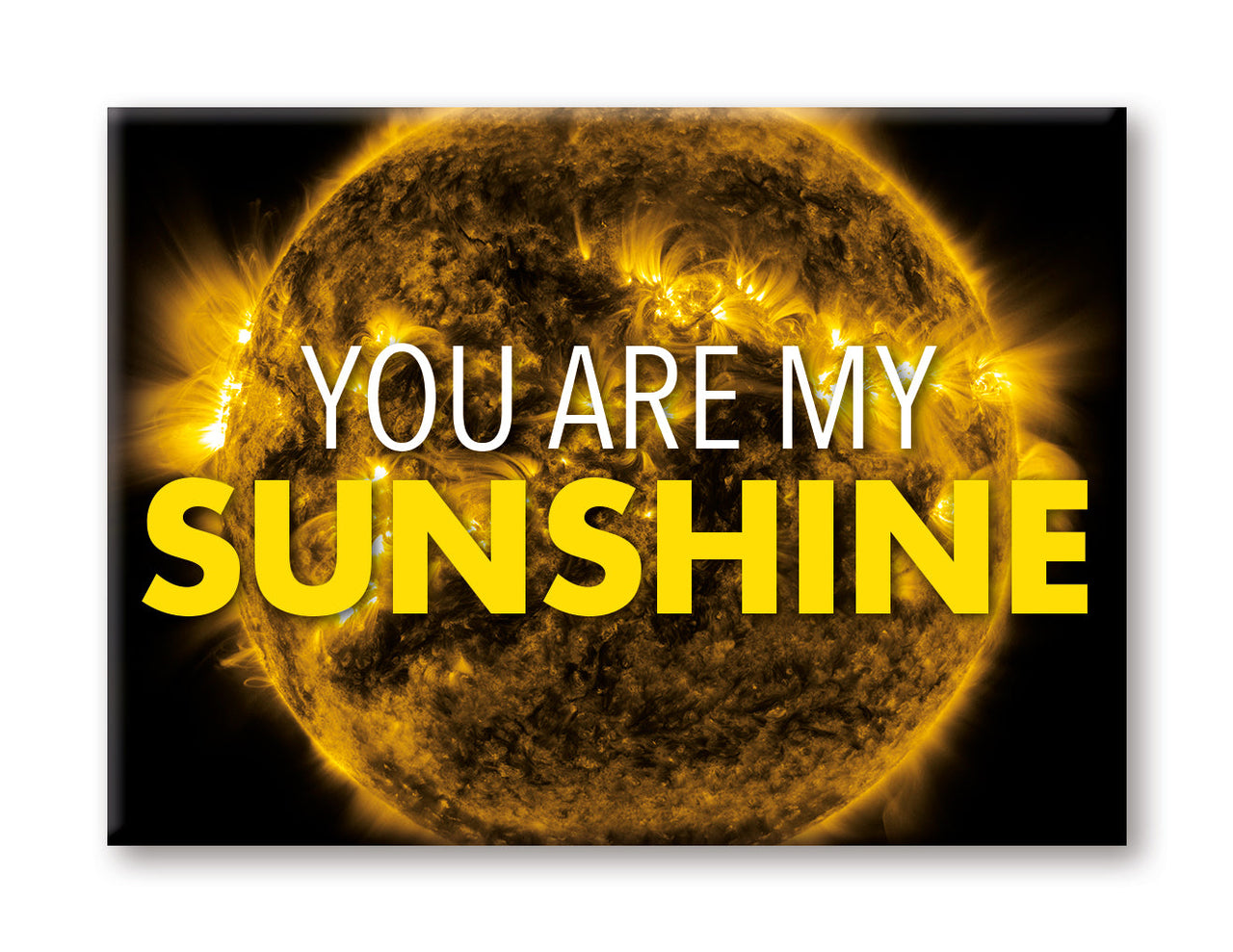 NASA - Sunshine Flat Magnet (2.5" x 3.5") – 6 PC PPK