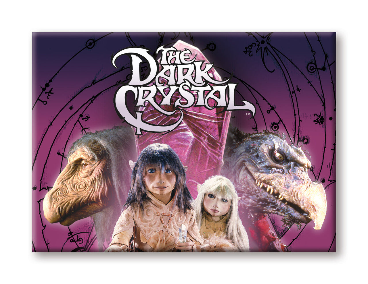 Dark Crystal - Purple Flat Magnet (2.5" x 3.5") – 6 PC PPK