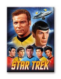 Thumbnail for Star Trek - Group Flat Magnet (2.5