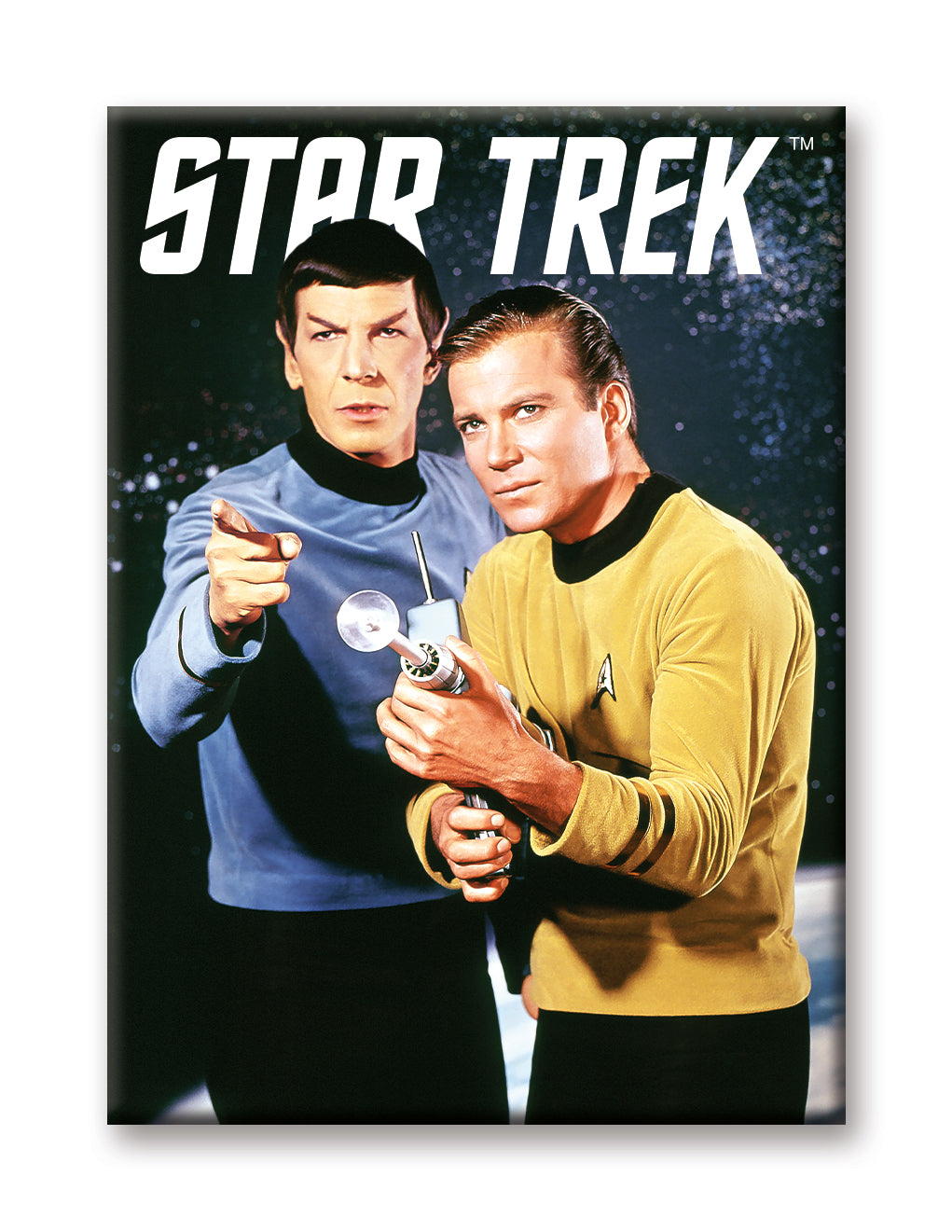 Star Trek - Spock Kirk Flat Magnet (2.5" x 3.5") – 6 PC PPK