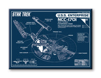 Thumbnail for Star Trek - Blueprints Flat Magnet (2.5
