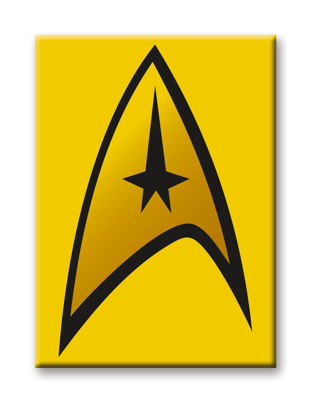 Star Trek - Captain Logo Flat Magnet (2.5" x 3.5") – 6 PC PPK