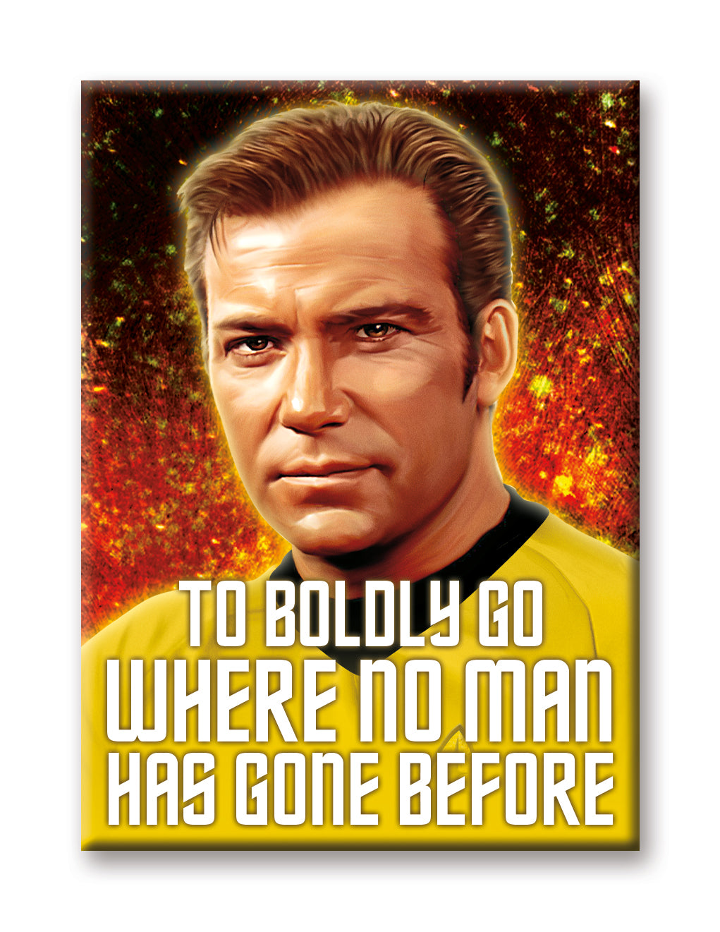Star Trek - Kirk Quote Flat Magnet (2.5" x 3.5") – 6 PC PPK ($2.05 each)