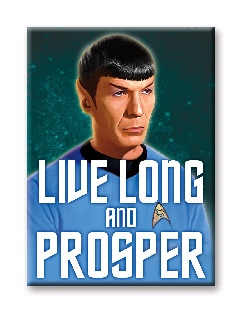 Star Trek - Spock Quote Flat Magnet (2.5" x 3.5") – 6 PC PPK