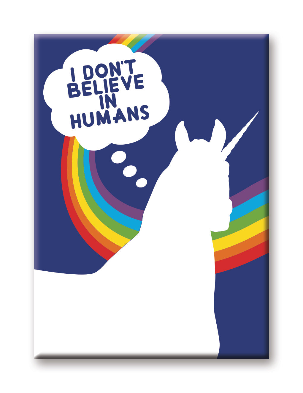 Unicorns - Believe Flat Magnet (2.5" x 3.5") – 6 PC PPK