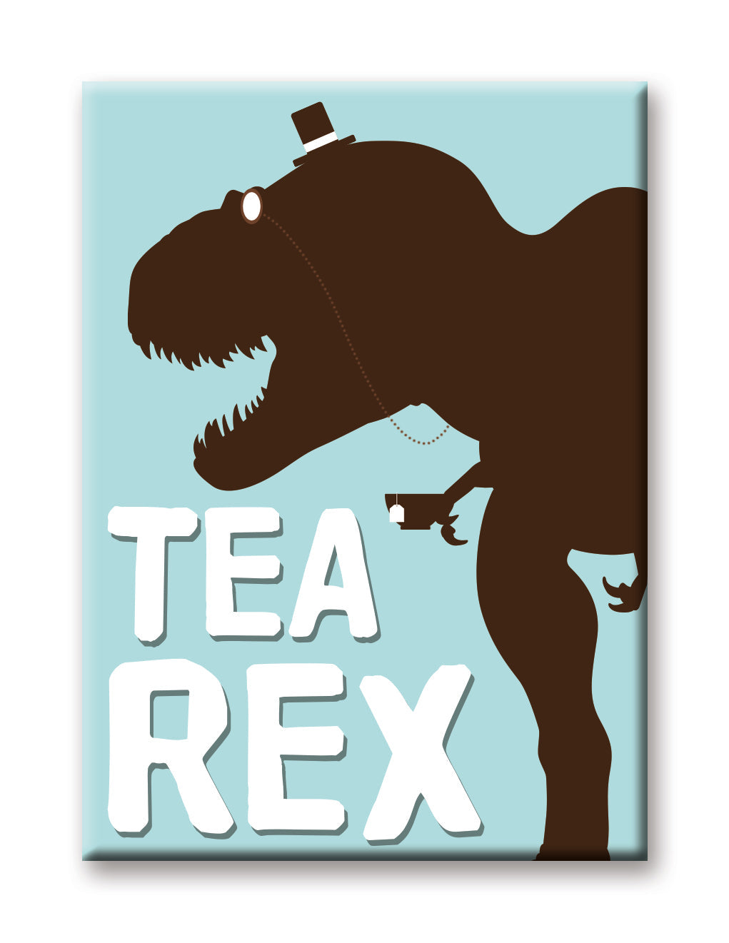 Dinosaurs - Tea Rex Flat Magnet (2.5" x 3.5") – 6 PC PPK