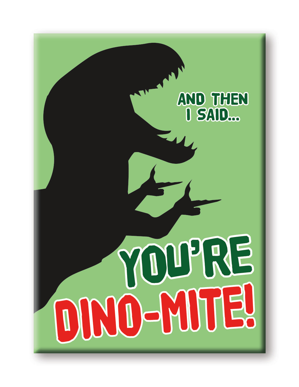Dinosaurs - Dinomite Flat Magnet (2.5" x 3.5") – 6 PC PPK