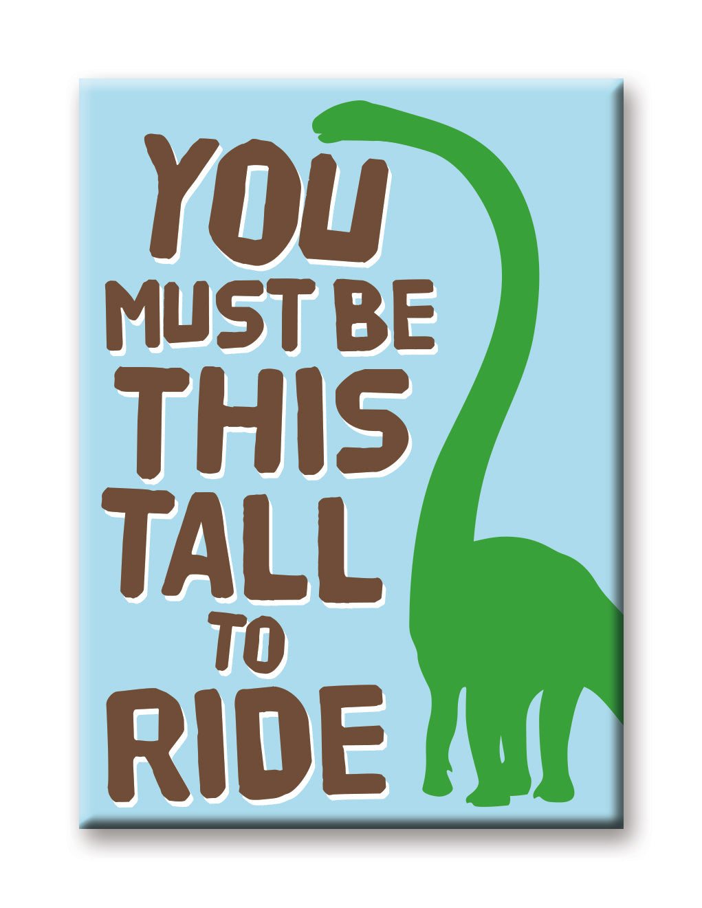 Dinosaurs - This Tall Flat Magnet (2.5" x 3.5") – 6 PC PPK