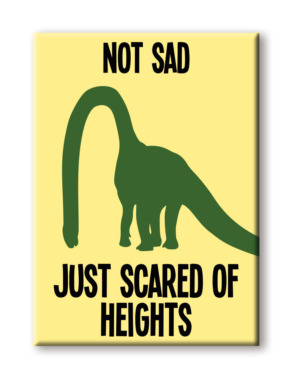 Dinosaurs - Scared Flat Magnet (2.5" x 3.5") – 6 PC PPK