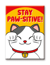 Thumbnail for Lucky Cat - Pawsitive Flat Magnet (2.5