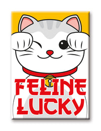 Thumbnail for Lucky Cat - Feline Flat Magnet (2.5