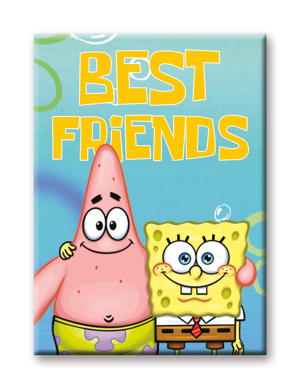 SpongeBob SquarePants - Best Friends Flat Magnet (2.5" x 3.5") – 6 PC PPK